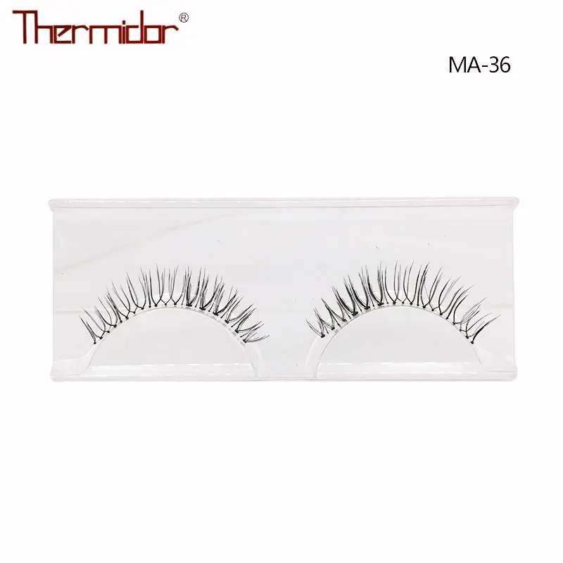 Thermidor Новые 3 пары/коробка натуральные ресницы короткие тонкие синтетические
