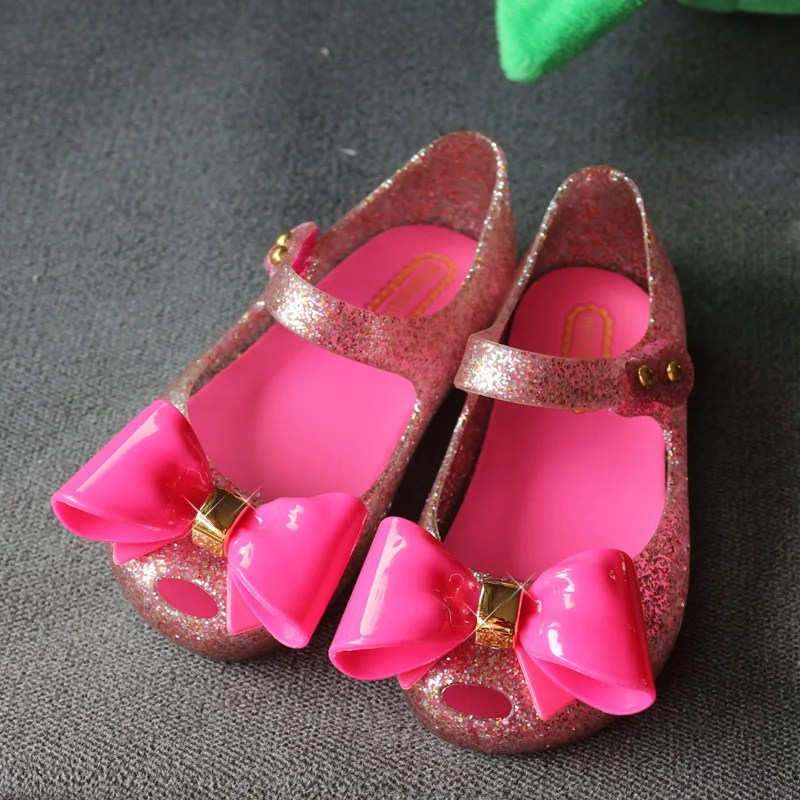 Mini Melissa Mickey/Классические прозрачные сандалии для девочек Новинка 2020 года Детская