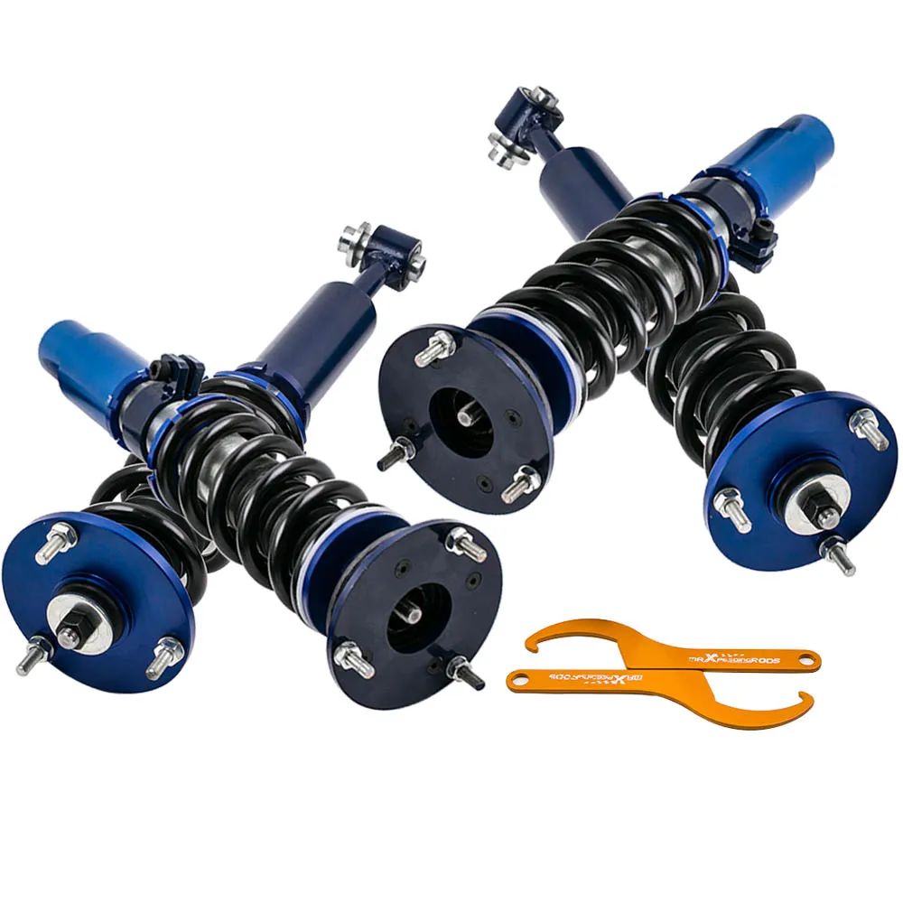 Высота Adj. Coilover Shock комплект для BMW E39 5 серии 520i 530i 540i 528i снижение пружины Распорки 95