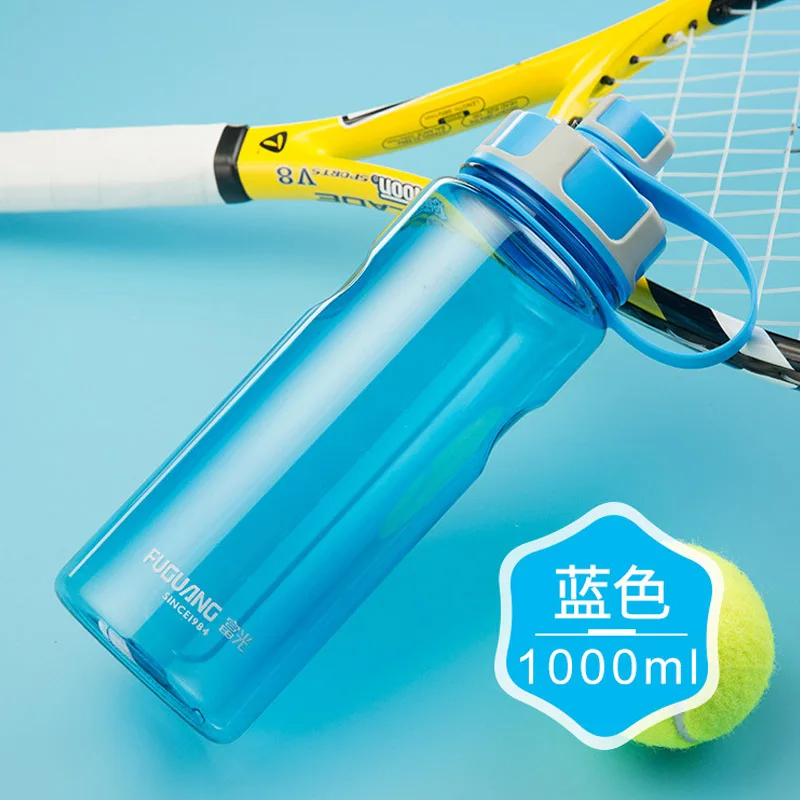1000ml Blue 600 мл/2000 мл/пластиковая чашка для воды мл Высокое качество большой ёмкость 1000 портативный пространство чашки Спорт на открытом воздухе чайник - Цвет: 1000ml Blue