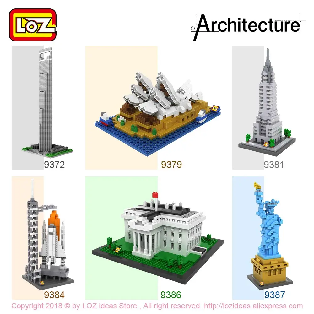 LOZ ideas бриллиантовая блочная башня Лондонский мост река Темза Англия