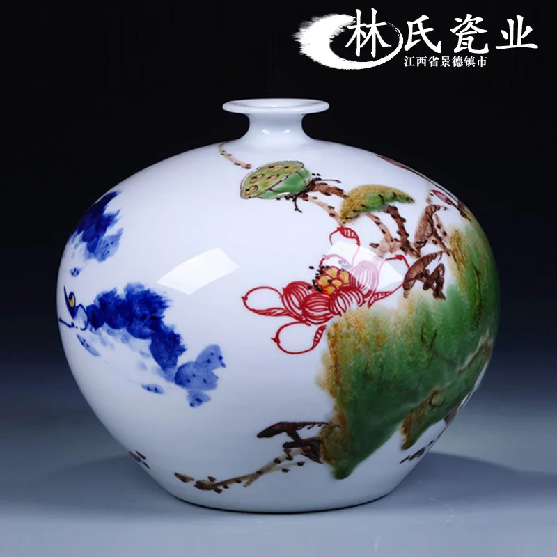 Старинный сине-белый Рисунок в китайском стиле с ручным рисунком из керамики