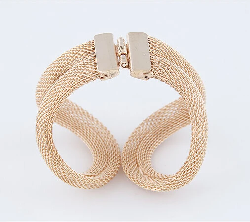 Новый бренд золото Цвет манжеты браслеты для щиколоток панков цепи Brazalete pulseiras