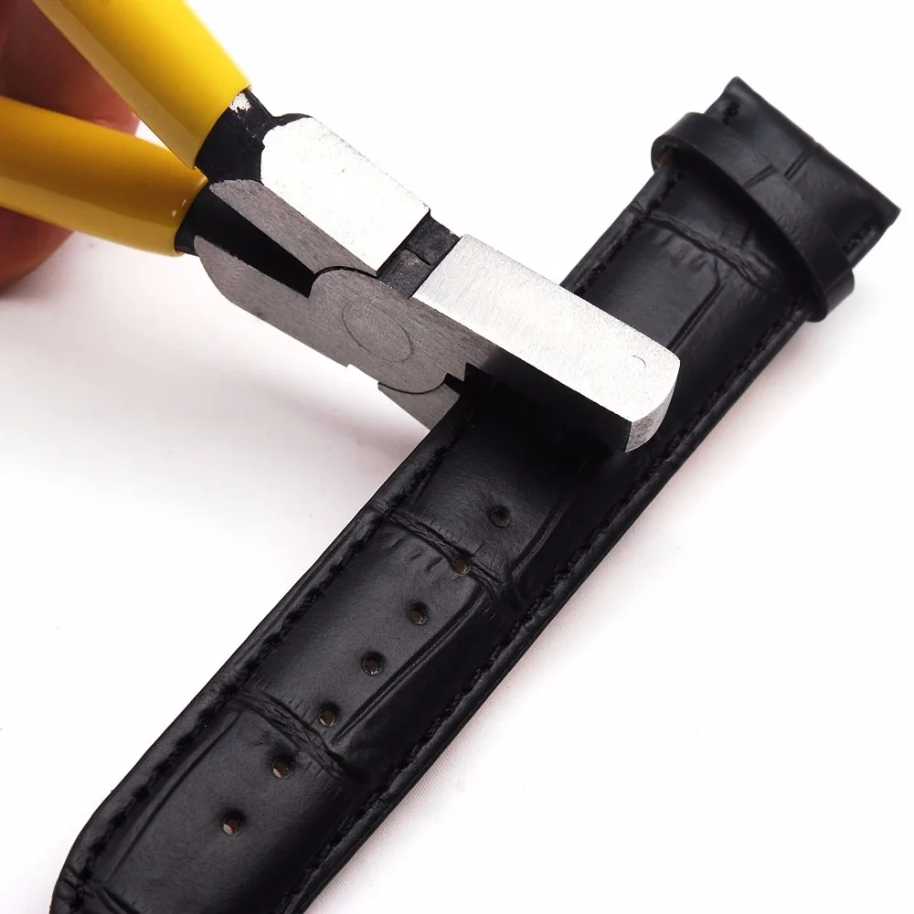 Новый бренд желтая ручка наручные часы производитель кожаный ремешок ремень