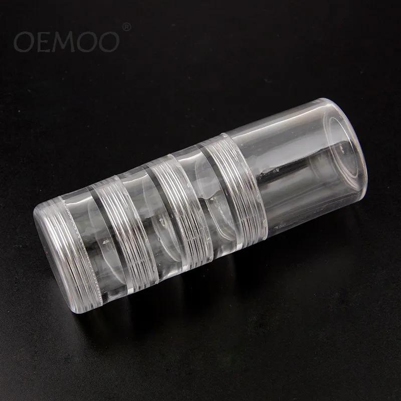 Прозрачные пустые пластиковые ящики для хранения 1 набор 109*38 мм наконечник