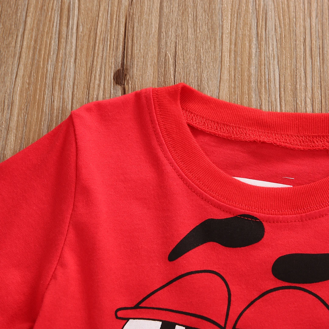 Хлопковая футболка для мальчиков с коротким рукавом на возраст 2-7 лет | Мать и