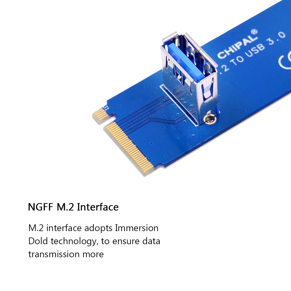 Адаптер CHIPAL NGFF M.2 на USB 3 0 для PCIe PCI-E Райзер карта M2 USB3.0 графической карты |