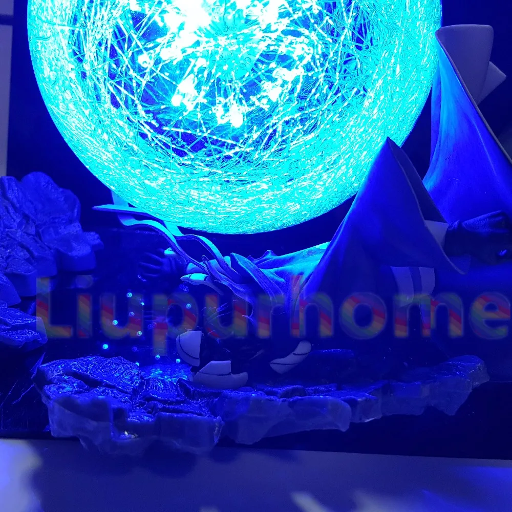 Героя аниме Наруто Минато VS Obito Rasengan светодиодный светильник сцена героя