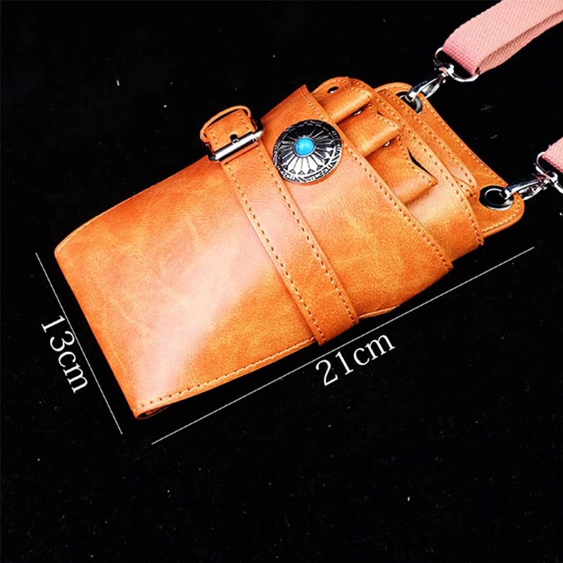 Популярный профессиональный салон кожаная сумка для набора парикмахерских