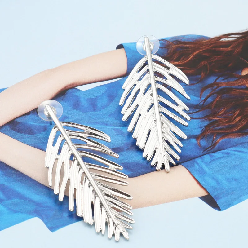 Женские Висячие серьги Tenande в стиле панк с большими длинными массивными полыми