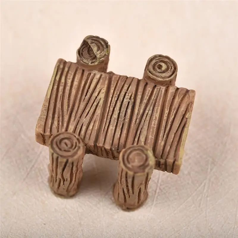 Ретро 3 шт./компл. мини коридор мост смолы украшения бонсай микро пейзаж DIY