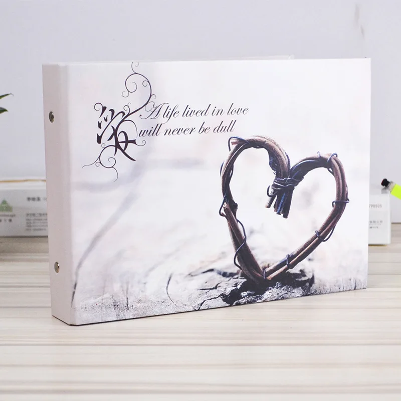 

A Desire for Love Theme альбомы ручной работы, фотоальбом с вставками в виде листьев, персонализированный фотоальбом для скрапбукинга, подарки на год...