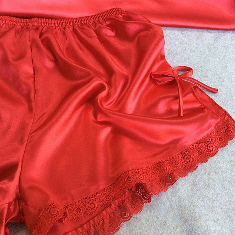 

Sleeveless Summer Women Pajamas Sets Sexy Sleepwear Two Pieces Nightwear Suit Short Nightgown Lingerie For Lady Black Home Cloth