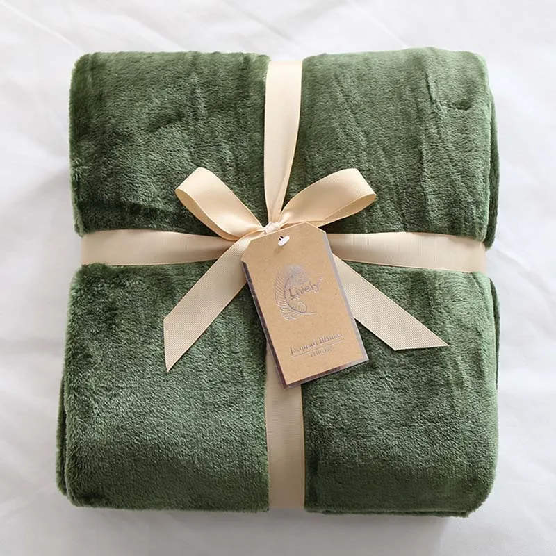 Цельное Коралловое флисовое фланелевое одеяло для кровати мягкое офисное