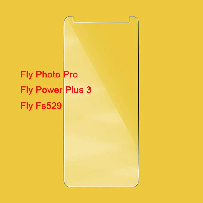 Защитный экран для смартфона Fly Photo Pro / Power Plus 3 закаленное стекло защитная