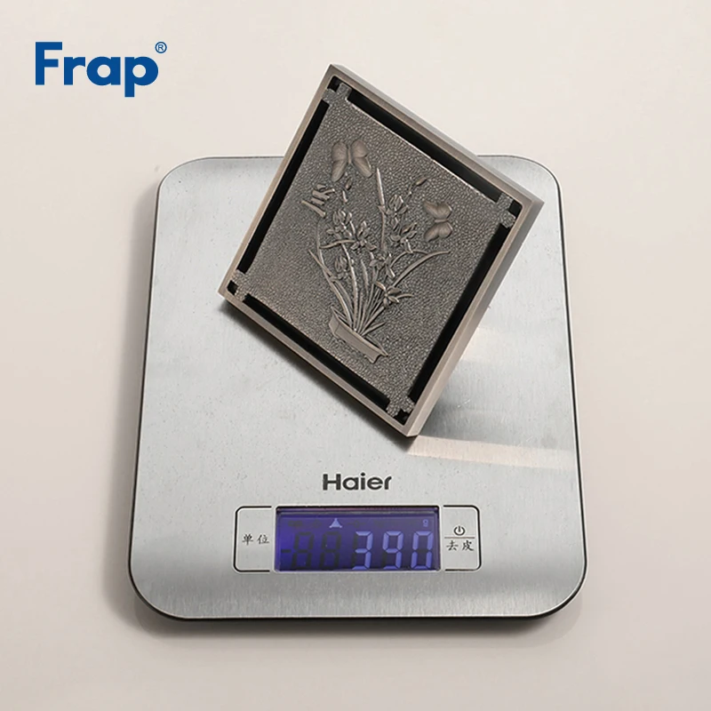 Сливы для душа Frap 10*10 см квадратные сливы ванны ситечко волос античный латунный