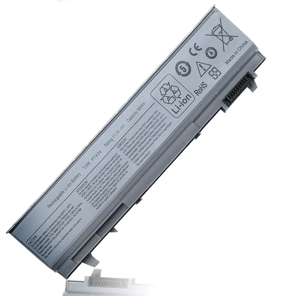 W1193 Батарея для DELL Latitude E6400 E6410 E6500 E6510 M4400 M6400 PT434 PT436 PT437 KY265 KY266 KY268-in Аккумуляторы для ноутбуков