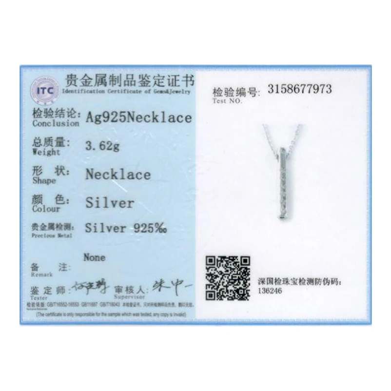 Аутентичные чистого серебра 925 пробы геометрический кулон ожерелья для Для