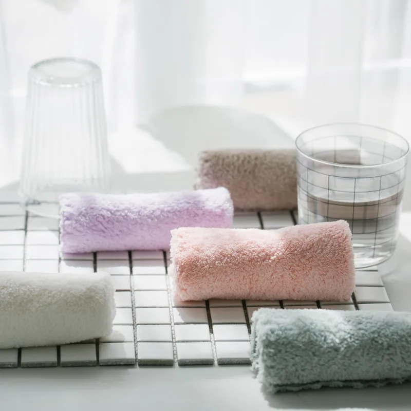 Лидер продаж коралловый флис оптовая продажа 26*26 см мягкое полотенце из