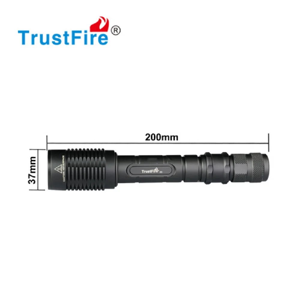 TrustFire Z5 XM L 2 светодиодный фонарик 1600 люмен фонарь яркого света масштабируемый