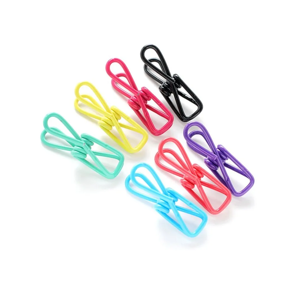 Металлические многофункциональные клипсы 30 шт./лот портативные дорожные