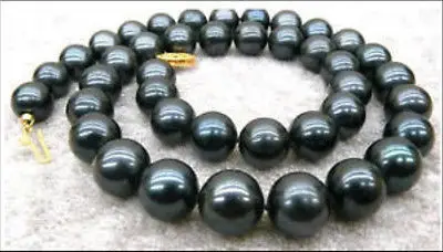 

Nobility Woman natural jewelry AAA+ 10-11mm Black real Cultured Pearl Necklace 17.5 inch women gift jewelryCZ Luxury Ms. girl