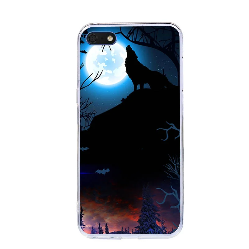 For Huawei Y5 2018 5.45&quot Soft TPU Cover Pattern Y 5 Prime Phone Bags Lite DRA-LX5 Cases |
