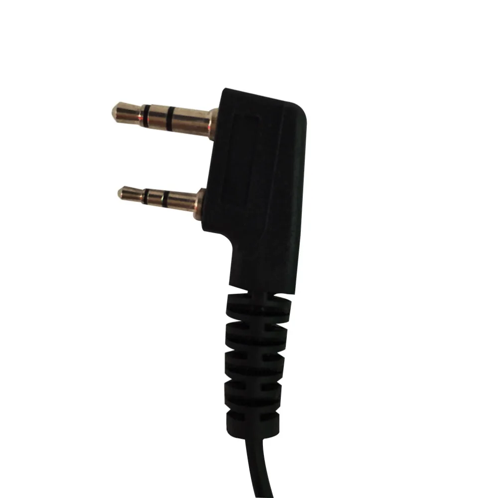 2 контактный Профессиональный PTT Скрытая Акустическая трубка Защита корпуса ФБР