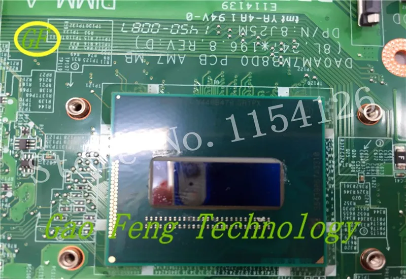 CN-047PYF DA0AM7MB8D0 материнская плата для ноутбука DELL 7447 047PYF SR1PX I7-4710HQ DRR3