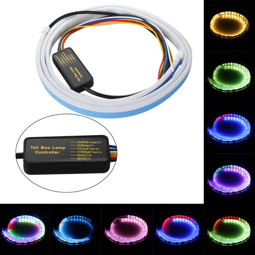 4 цвета многоцветный тип потока Светодиодная Автомобильная полоса заднего хода