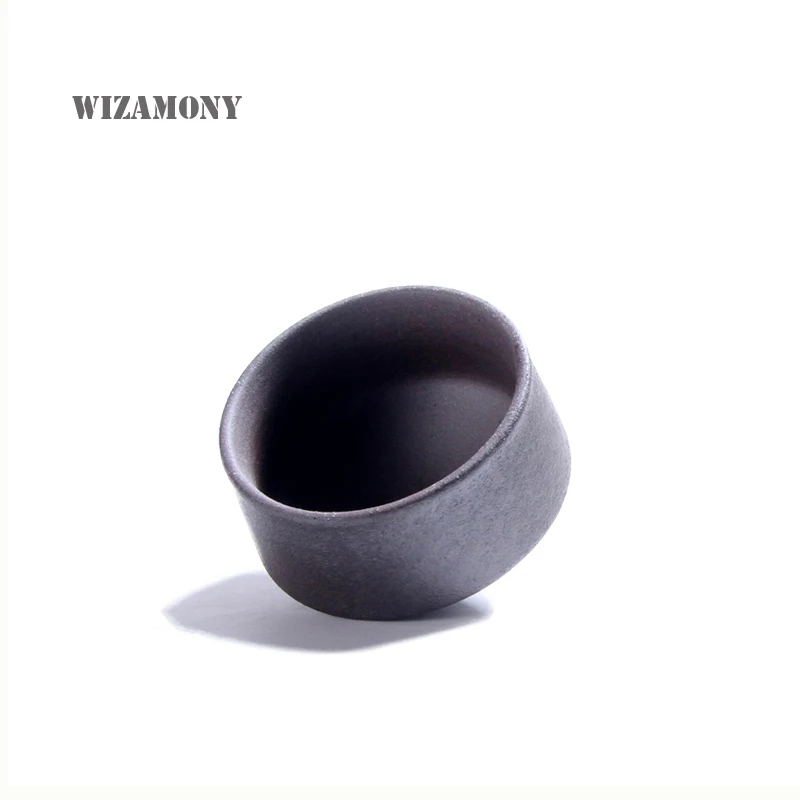 WIZAMONY, 1 шт., японская керамическая чайная чашка, сырая керамика для пуэр, фарфоровая посуда для напитков, чайный набор, китайская чайная чашка, кунг-фу