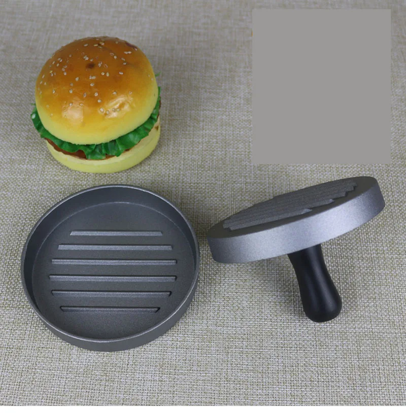 1 Набор пресс для гамбургеров круглой формы из алюминиевого сплава 11 см