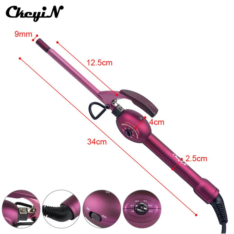 Щипцы для завивки волос CkeyiN мужские профессиональные электронные плойки сухой и