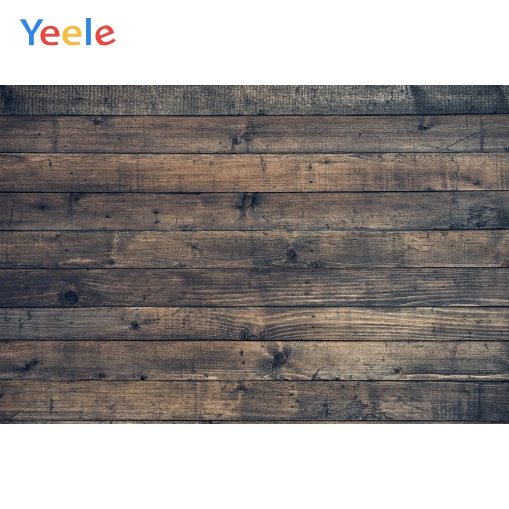 

Фон для портретной фотосъемки Yeele с изображением выцветших досок старой темной деревянной доски фоны для фотографий