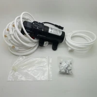 white color misting system kit low pressure watering irrigation garden spray system 12v small misting pump