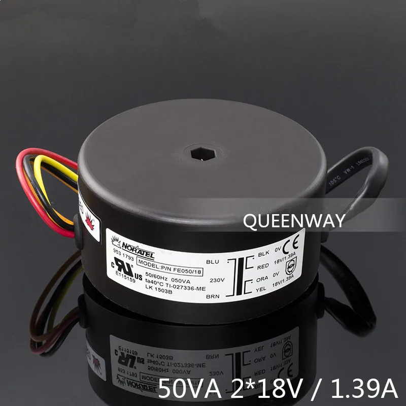 T 016 2*18V 1.39A 50W Новый тороидальный трансформатор Noratel 50 ВА первичное Номинальное