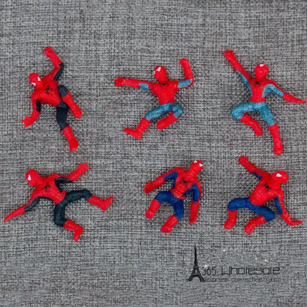 

Free shipping Spider Super Hero Mini Figures 30pcs/lot PVC Figure cake car party office home decoration man kids gifts