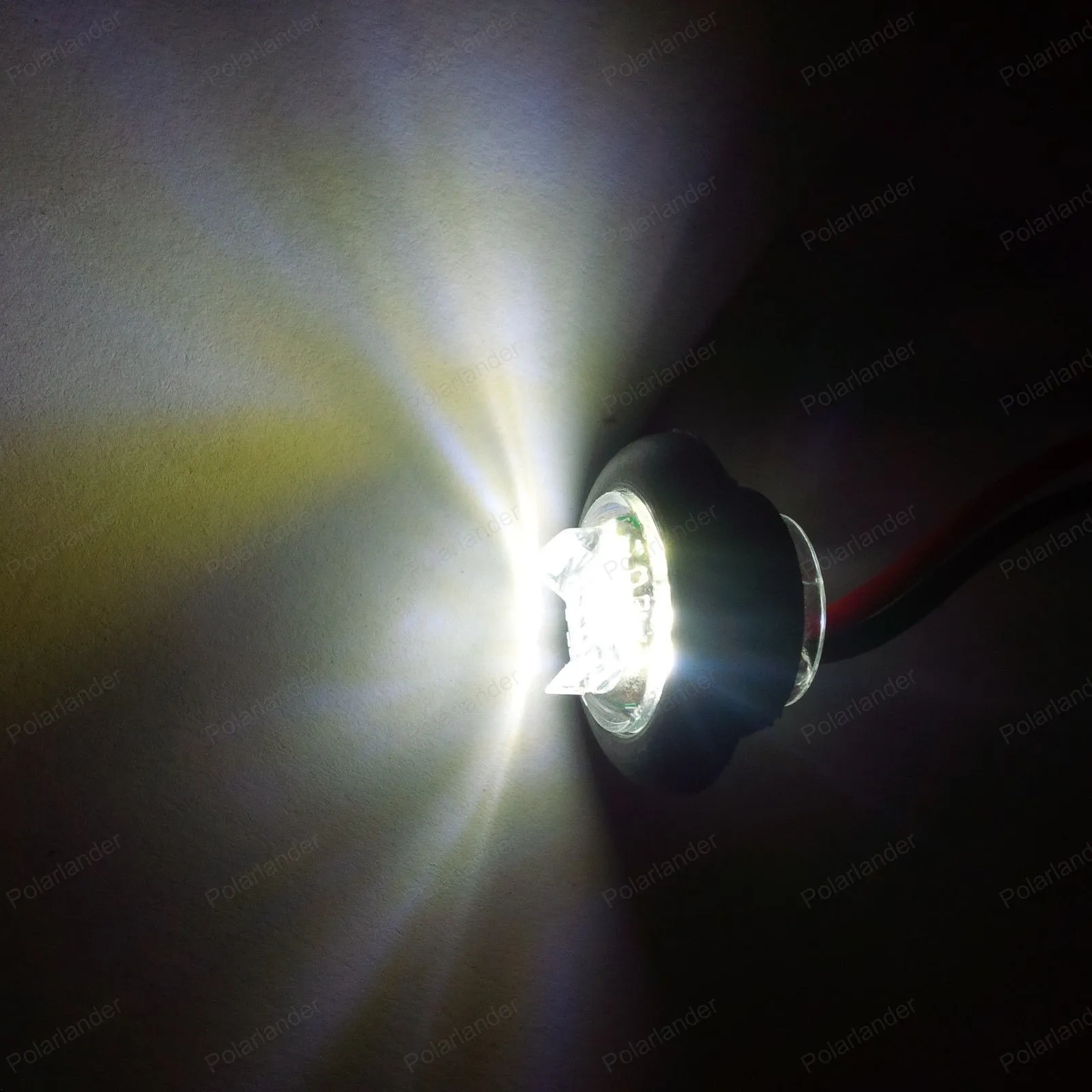DC24V/ 12V Круглый 3 СВЕТОДИОДНЫЙ грузовик прицеп автобус боковой габаритный