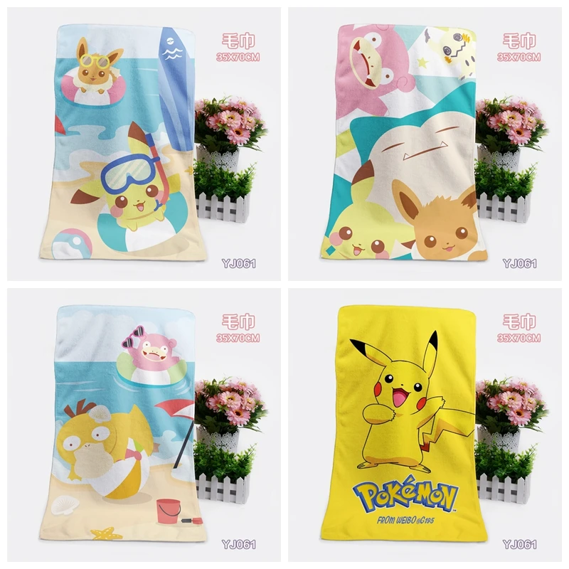 IVYYE 1 шт. Evee Monster Модные индивидуальные аниме банные полотенца s платок мягкое полотенце для лица мультфильм мочалка унисекс Новинка