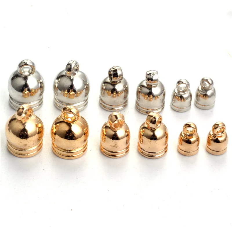 Акриловые концевые колпачки ccb бусинки из пластика с покрытием родия 6 мм 8 10 50