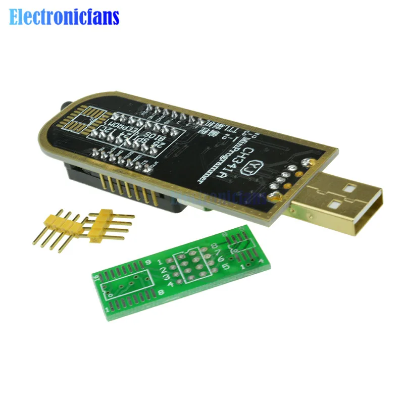 USB программист серии CH341A 24 EEPROM писатель 25 SPI Flash BIOS + SOIC8 SOP8 SOP Формат Флэш чип зажим