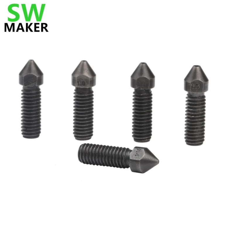 

Сопла для экструдера TEVO Hotend, 0,4 мм, 0,8 мм, 1,0 мм, 1,2 мм, 1,5 мм, 5 шт.
