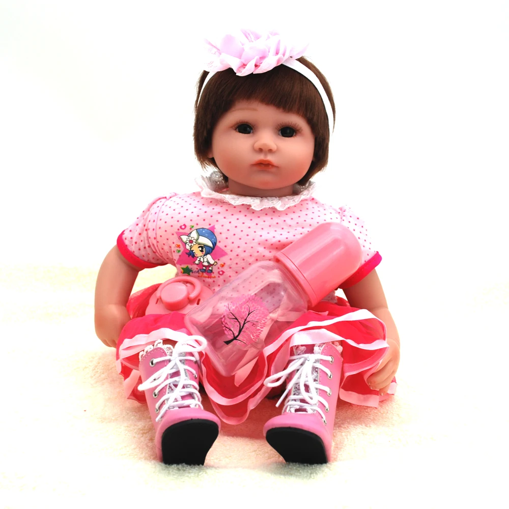 Nicoseewonder 16 дюймов bonecas Bebe Reborn Baby Куклы реалистичные хлопок Средства ухода за кожей