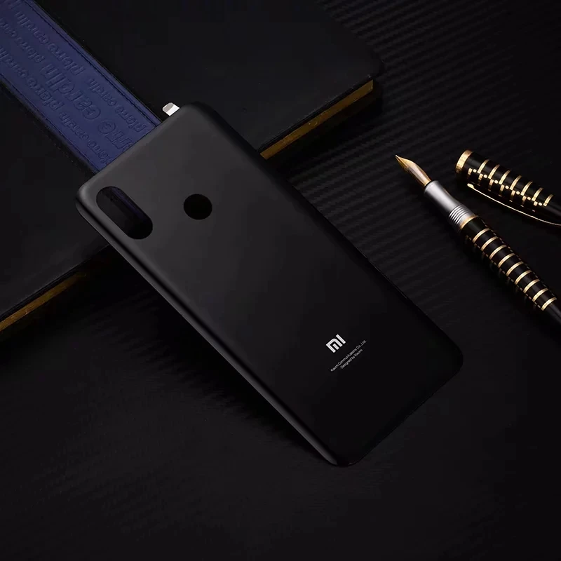Mi8 оригинальный корпус для Xiaomi Mi 8 Xiaomi8 стеклянная задняя крышка батарейного