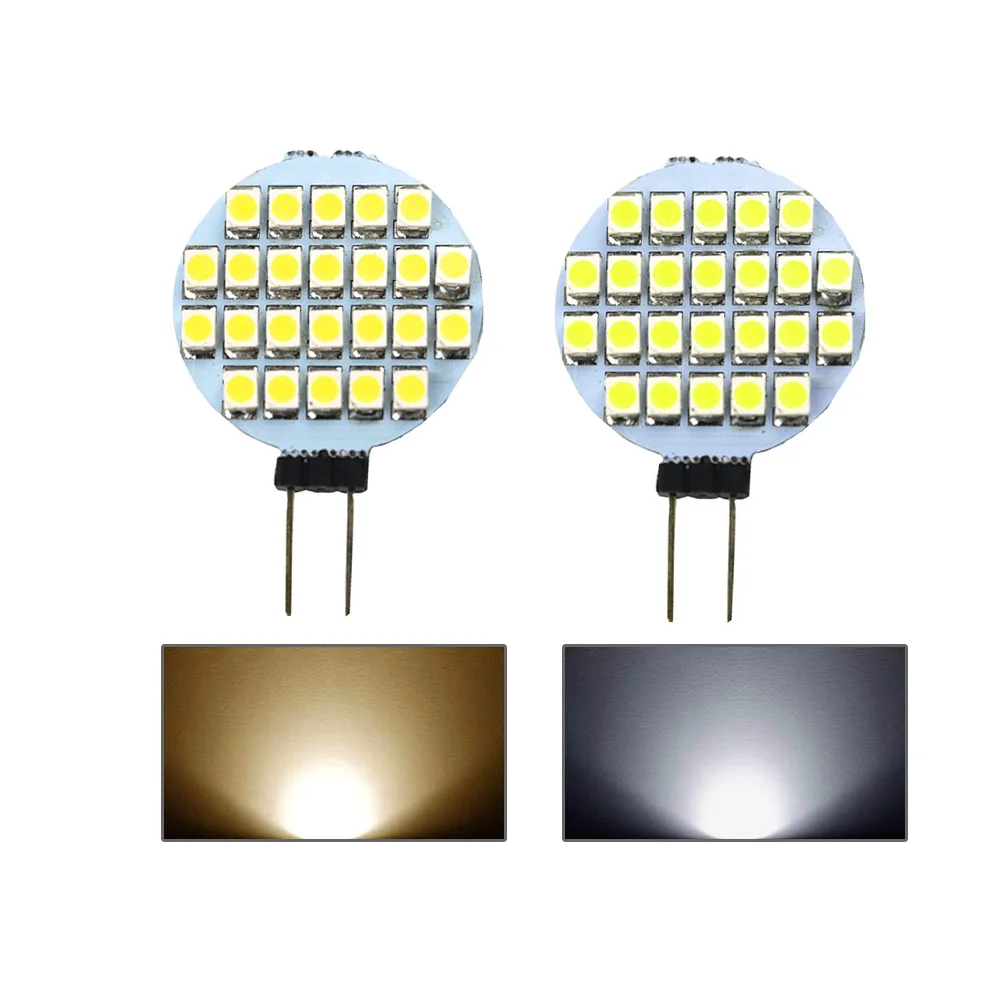 G4 12V светодиодные лампы белый/теплый белый светильник источник 2528 SMD для Кукуруза