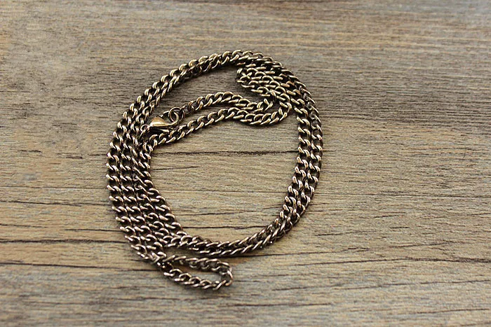 Бесшовное ожерелье из чистого титана цепочка для ключицы с подвеской бесшовное