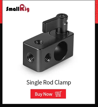 SmallRig DSLR Направляющая штанга камеры 2 мм шт. 15 мм Rail черный алюминий сплав стержень(M12-25cm) 10 дюймов 1052