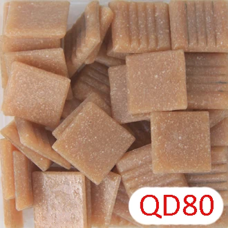 QD80 200 г/68 шт 20X20 мм 3/4 дюймов белая черная серия кварцевая мозаика россыпью мозаики хобби, DIY поставщик материалов, Кварцевая стеклянная плитка - Цвет: QD80