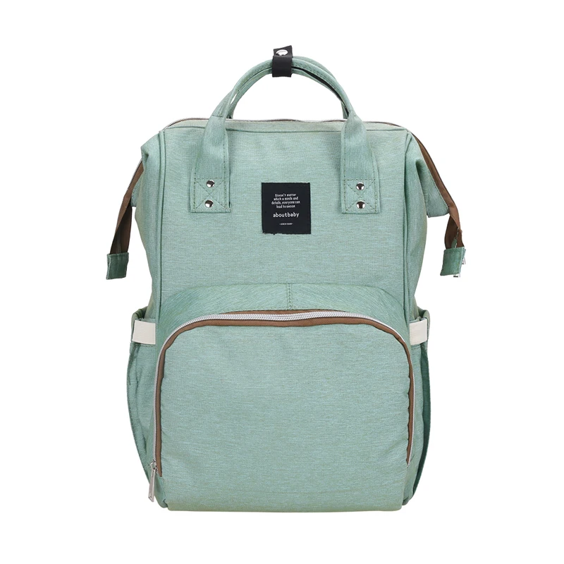 green ABOUTBABY модная сумка для мам, сумка для мам, ремень для коляски, для ухода за ребенком, многофункциональная сумка для подгузников, рюкзак, сумка для подгузников w - Цвет: green