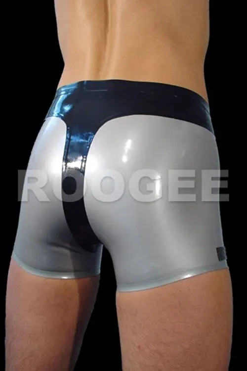 Fashionable rubber shorts for men (not including black plug)